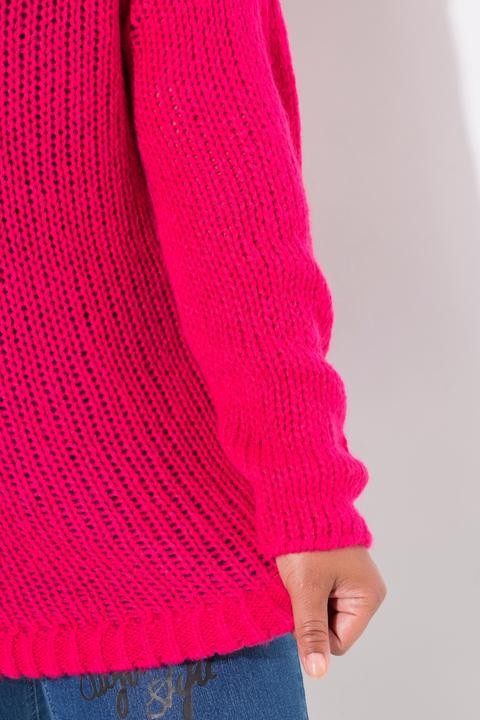 Produktbild Angel of Style Pullover, oversized, Ballonärmel, V-Ausschnitt. (48)