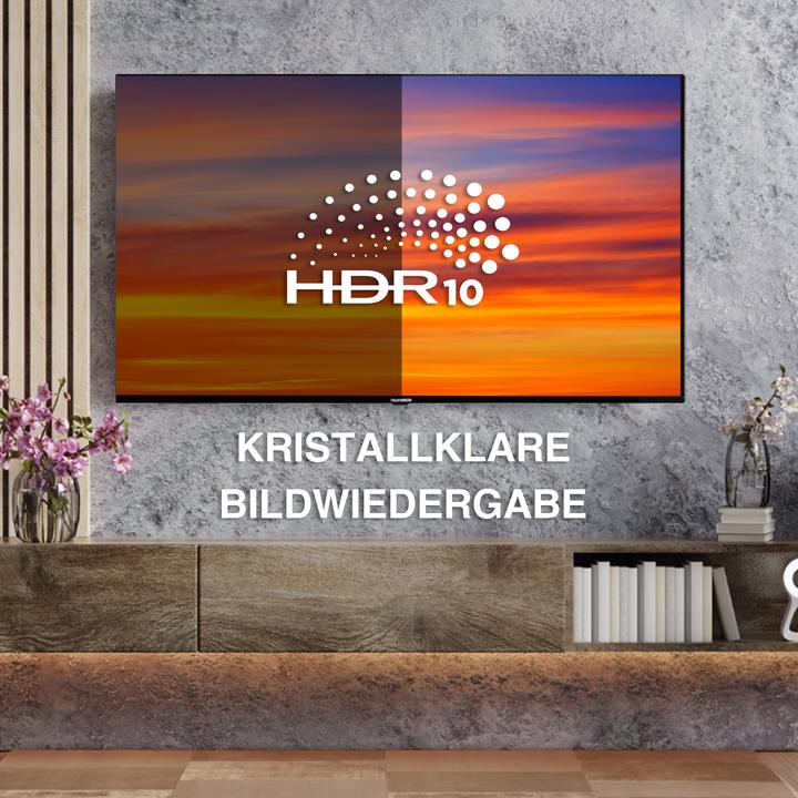 Produktbild Telefunken QLED Fernseher 40 Zoll Smart TV VIDAA QF40VP750S Full HD Fernseher HDR TV Triple-Tuner (40", QLED, Full HD)