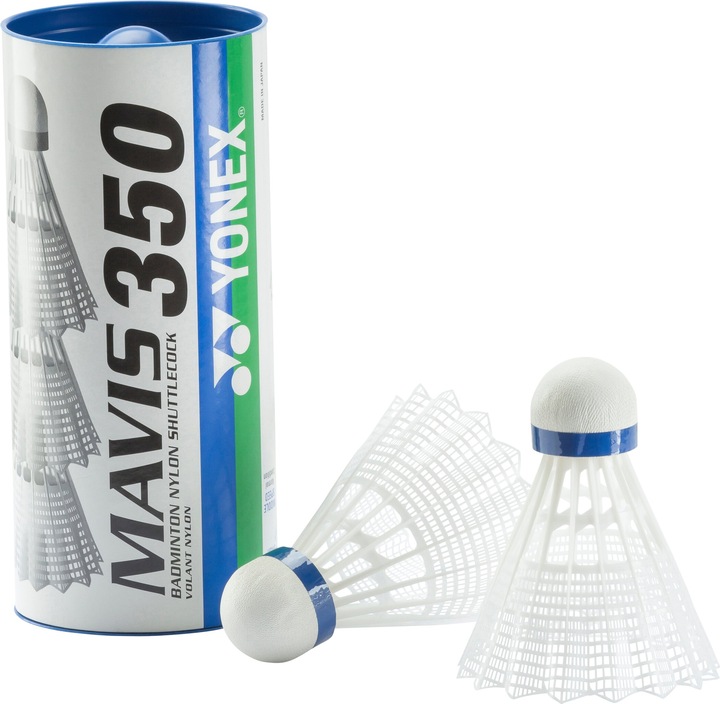 Actual product image Yonex MAVIS 350 badminton ball 3 white medium