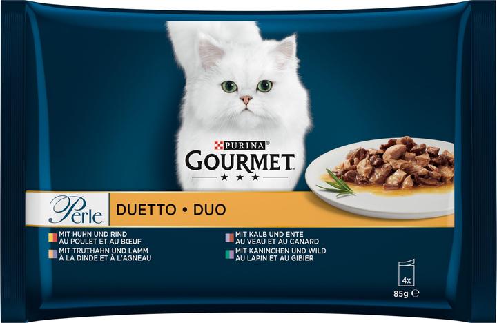 Image du produit Gourmet Perle Dütto di Carne (Adulte, 4 pcs, 85 g)