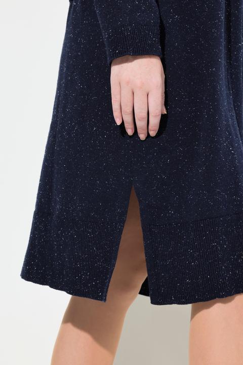 Produktbild Ulla Popken Strickkleid, Noppen, Kapuze, Langarm (54)