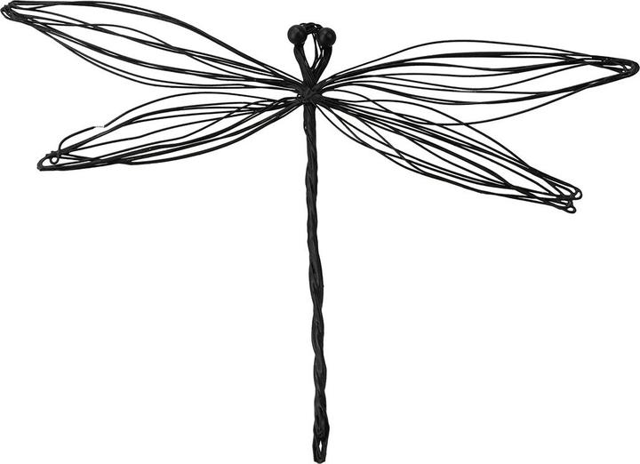 Actual product image Natura Punto Iron Flowerpot Pin Dragonfly, 8 x 19 x 13 cm