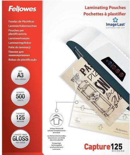 Fellowes PK500 LAMINIERFOLIEN 100144250 (A3, 500 pcs, 125 µm)