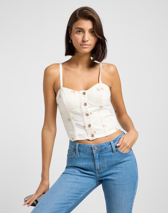 Actual product image Lee Top Embroidery Top (M)