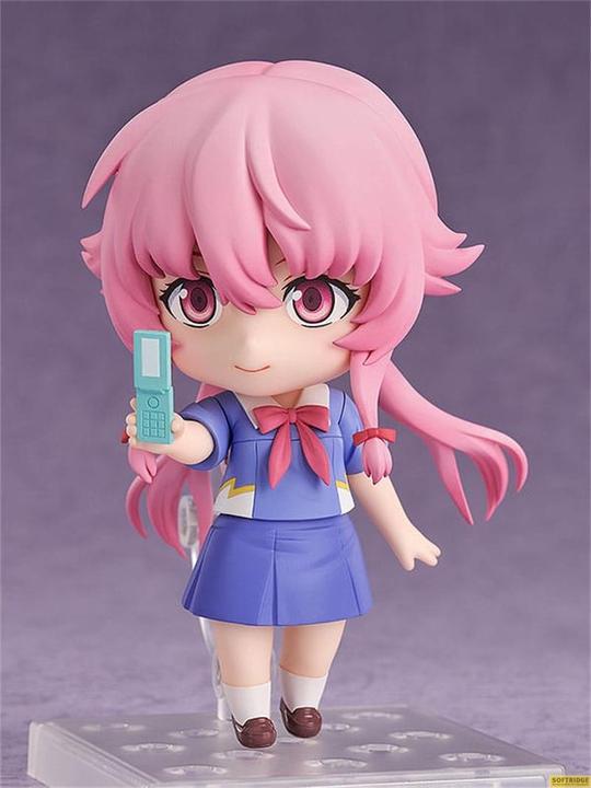 Actual product image Good Smile Company Mirai Nikki Nendoroid Action Figure Yuno Gasai 10 cm