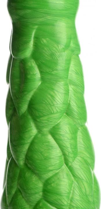 Actual product image Frisky Radioactive Reptile Thick Scaly Silicone Dildo