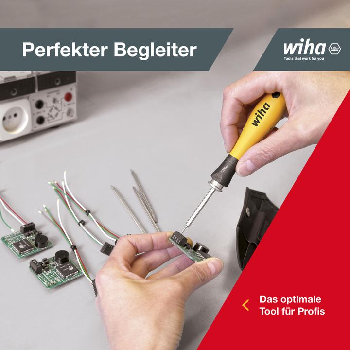 Produktbild Wiha Set SYSTEM 4 ESD (Innensechskant, Phillipps-Kreuzschlitz (PH), Schlitzschrauben, TX)