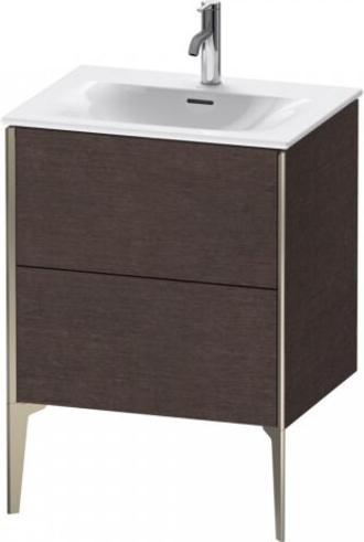 Actual product image Duravit XViu 4300 Vanity unit vertical, 2 drawers, for wash basin Viu 234463, 610x480 mm (61 x 48 x 59 cm)