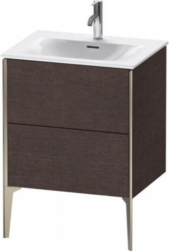 Actual product image Duravit XViu 4300 Vanity unit vertical, 2 drawers, for wash basin Viu 234463, 610x480 mm (61 x 48 x 59 cm)