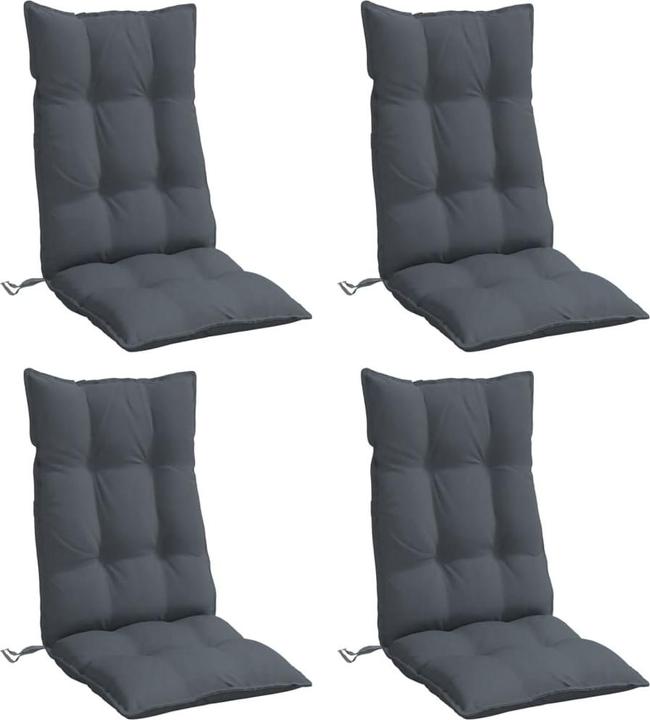 Produktbild VidaXL Hochlehner-Auflagen 4 Stk. Oxford-Gewebe (120 x 50 x 7 cm)