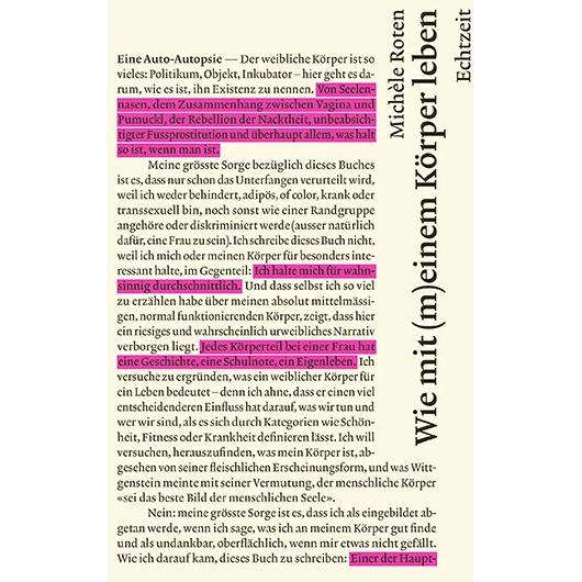 Thumbnail - Wie mit (m)einem Körper leben, Belletristik von Michèle Roten