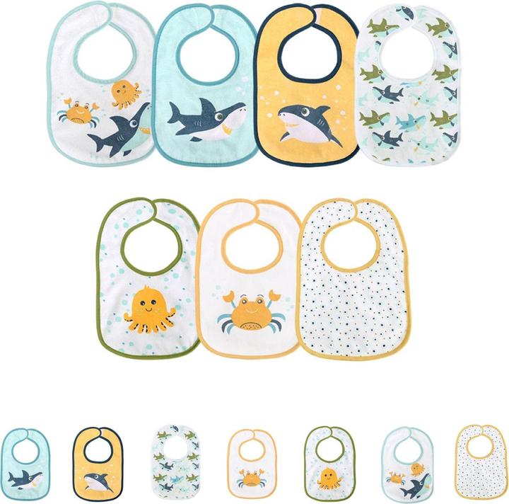 Actual product image Baby Care Baby bib 7-piece set