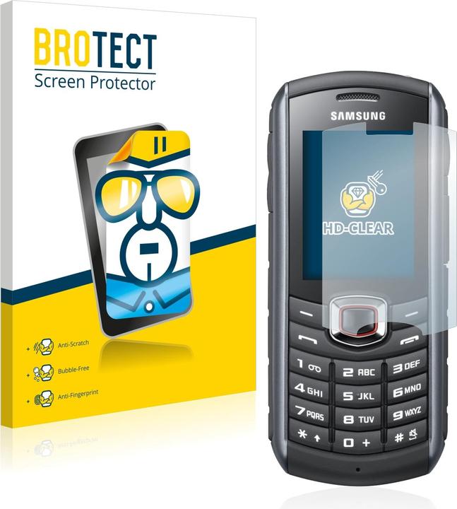 Produktbild BROTECT Schutzfolie Displayschutz Klar (2 Stück, Samsung GT-B2710)