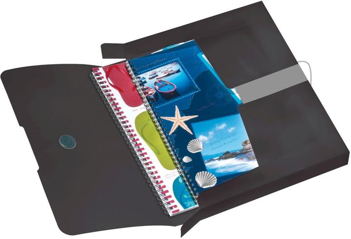 Image du produit Herlitz Boîte de rangement PP opaque avec élastique (A4, 1x)