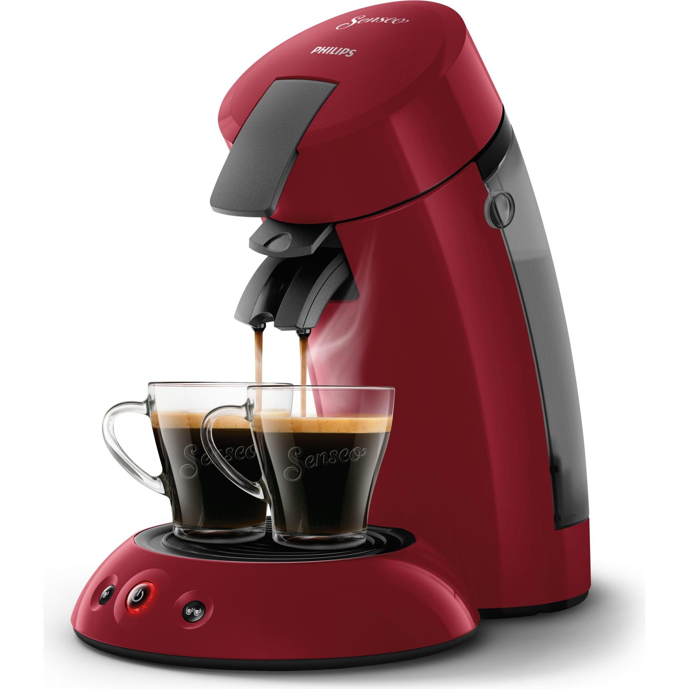 Philips Senseo Original, Macchina da caffè a capsule, Rosso