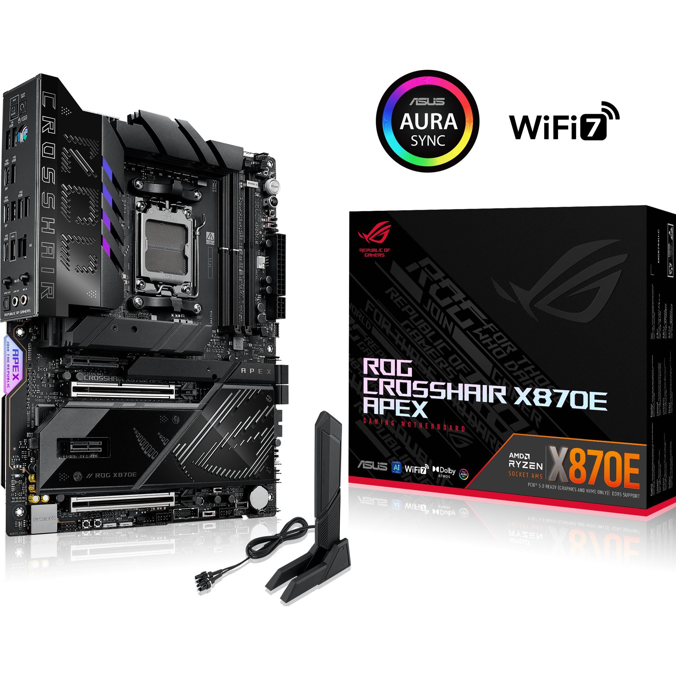 ASUS Rog Crosshair X870e Apex (AM5, AMD X870E, ATX), Mainboard