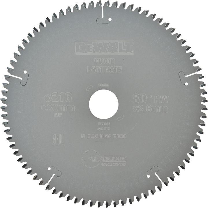 Produktbild DeWalt Extreme Stationärkreissägeblatt