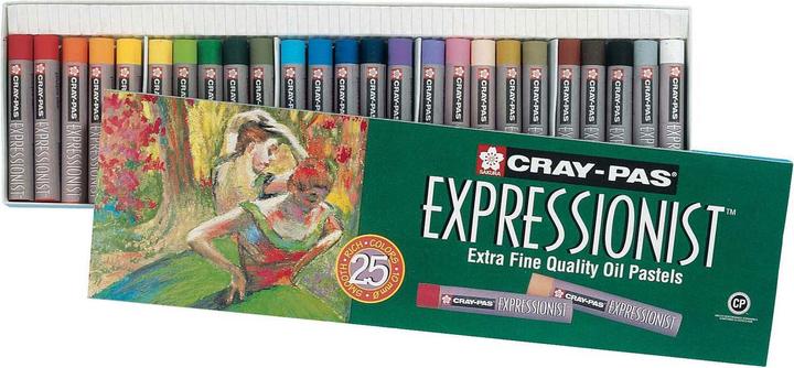 Actual product image Sakura Cray-Pas Expressionist oil pastel set | 25 colours (25x)