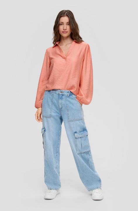 Immagine prodotto s.Oliver Bluse Bluse mit Puffärmel aus Viskosemix (40)