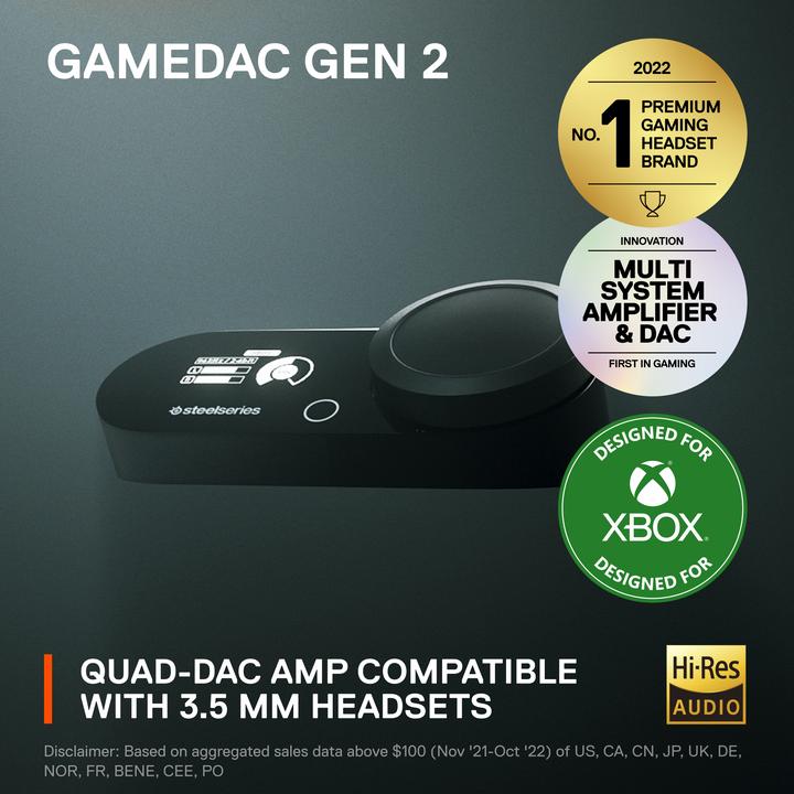 Actual product image SteelSeries GameDAC Gen 2 Xbox