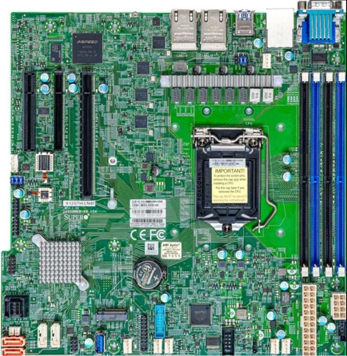 Supermicro X12STH-LN4F 1200 INT C256 MATX (LGA 1200, Intel C256, mATX)
