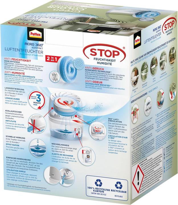 Produktbild Pattex Luftentfeuchter AERO 360° (20 m²)