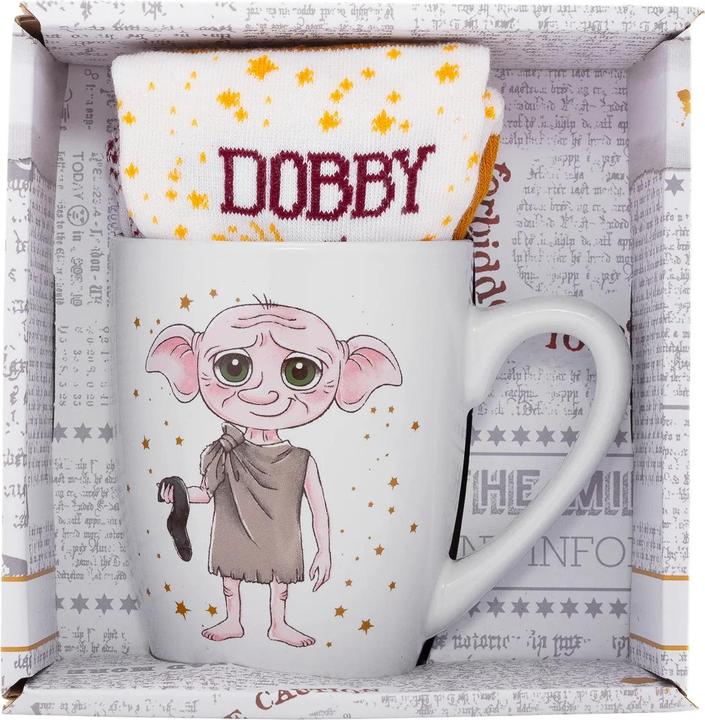 Actual product image Pyramid Harry Potter Dobby mug and socks set (312 ml, 1 x)