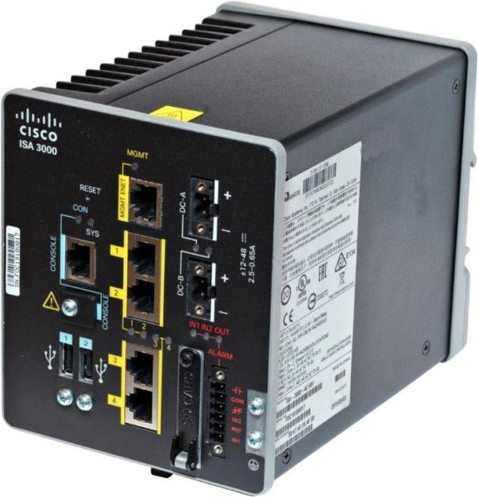 Produktbild Cisco Industrial Security Appliance 3000 2 Copper 2 Fiber Ports In Nms In Perp