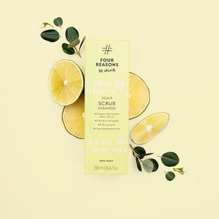 Image du produit Four Reasons Original Scalp Scrub Shampooing with Organic Rice & AHA for Itchy, Dry, Flaky Scalp 8.45 f (8.45 ml)