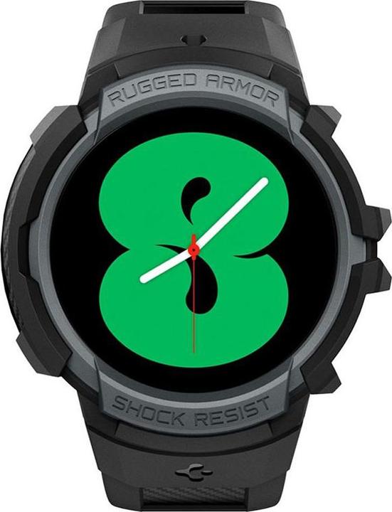 Produktbild Spigen Smartwatch Samsung Galaxy Watch 4/5 Sportarmband, Schwarz, 44 mm