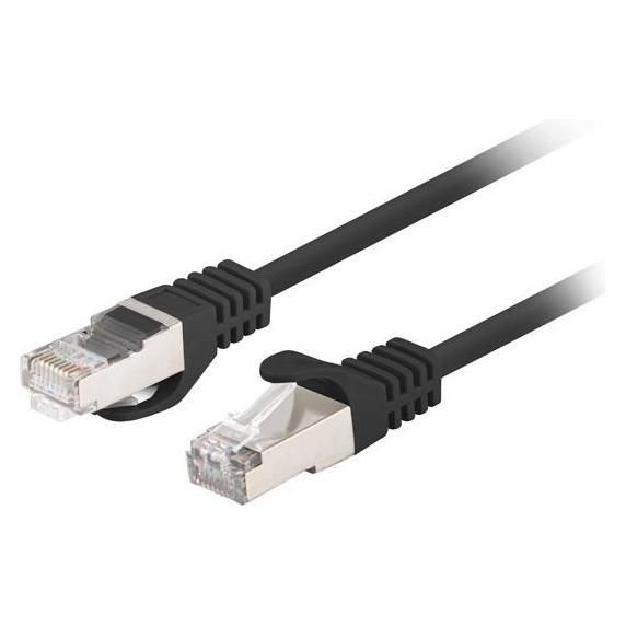 Lanberg Patchcord cat.6 UTP 10-pack fluke passed black (U/UTP, CAT6, 0.50 m) (PCU6-20CC-0050-BK)