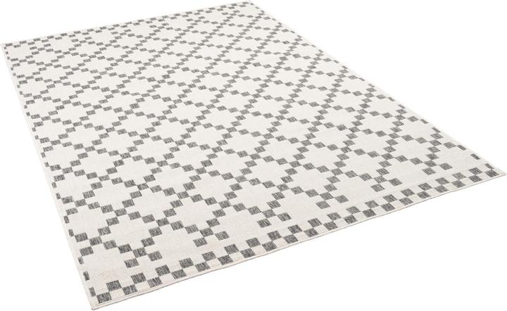 Produktbild Pergamon In- und Outdoor Teppich Beidseitig Flachgewebe Newport Modern Karo (80 x 160 cm)