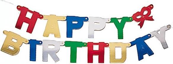 Produktbild Papstar Happy Birthday (1 Stk.)