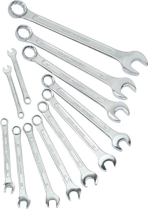 Actual product image Mannesmann Gabel-Ringschlüsselsatz (22 mm, 8 mm, 10 mm, 14 mm, 21 mm, 18 mm, 11 mm, 7 mm, 12 mm, 19 mm, 17 mm, 20 mm, 15 mm, 13 mm, 6 mm, 9 mm, 16 mm)