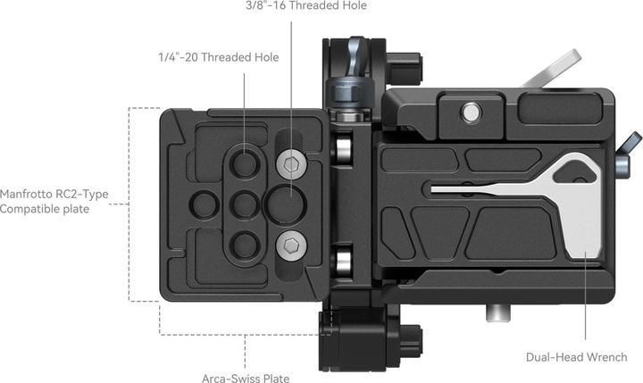 Produktbild SmallRig Rotatable Horizontal-to-Vertical Mount Plate Kit for Sony FX Series
