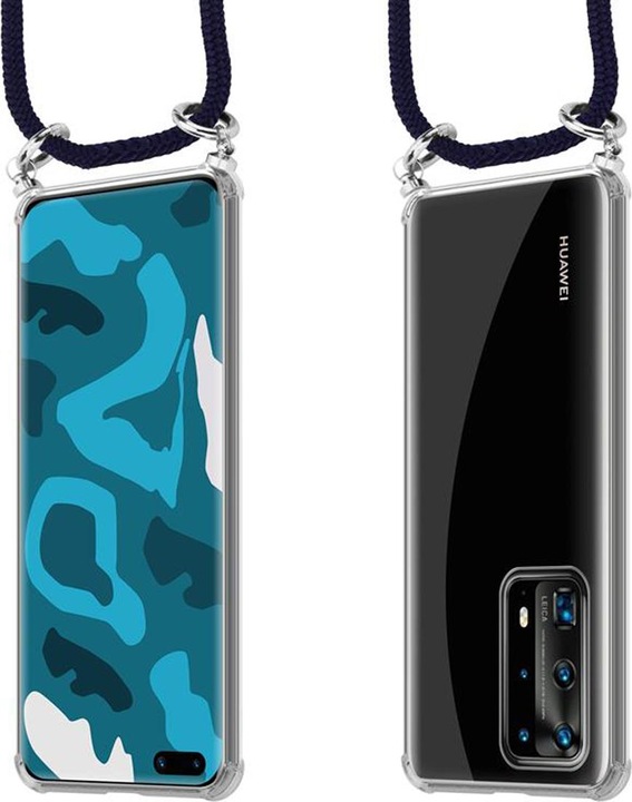 Produktbild Cadorabo TPU Handy Kette SILBER Cover