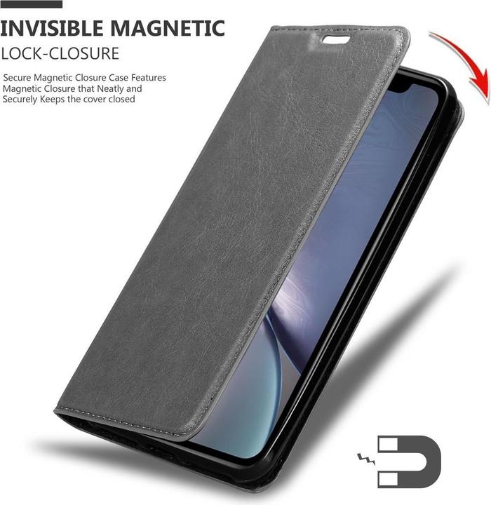 Immagine prodotto Cadorabo Libro Invis. Coperchio magnetico (Apple iPhone XR)