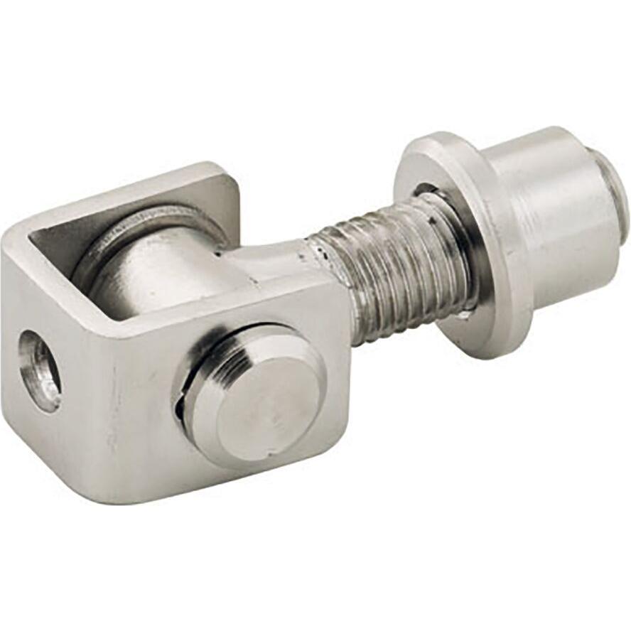 Croso, Türbeschlag + Scharnier, Anschweissband (Torband) eingebaut verstellbar M24 Typ D, Edelstahl V2A