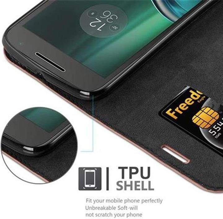 Produktbild Cadorabo Book Invisible Magnet Cover (Motorola Moto G4, Motorola Moto G4 Plus)