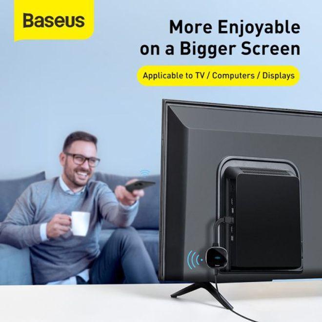 Actual product image Baseus Meteorite Shimmer Wireless Display Adapter