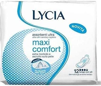 Produktbild Lycia Maxi Comfort Extra Long Women's Pads mit Flügeln - 144 Absorptionsstufen (1 x)