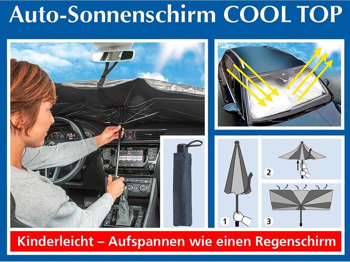 Produktbild Wenko Auto-Sonnenschirm XS für die Windschutzscheibe