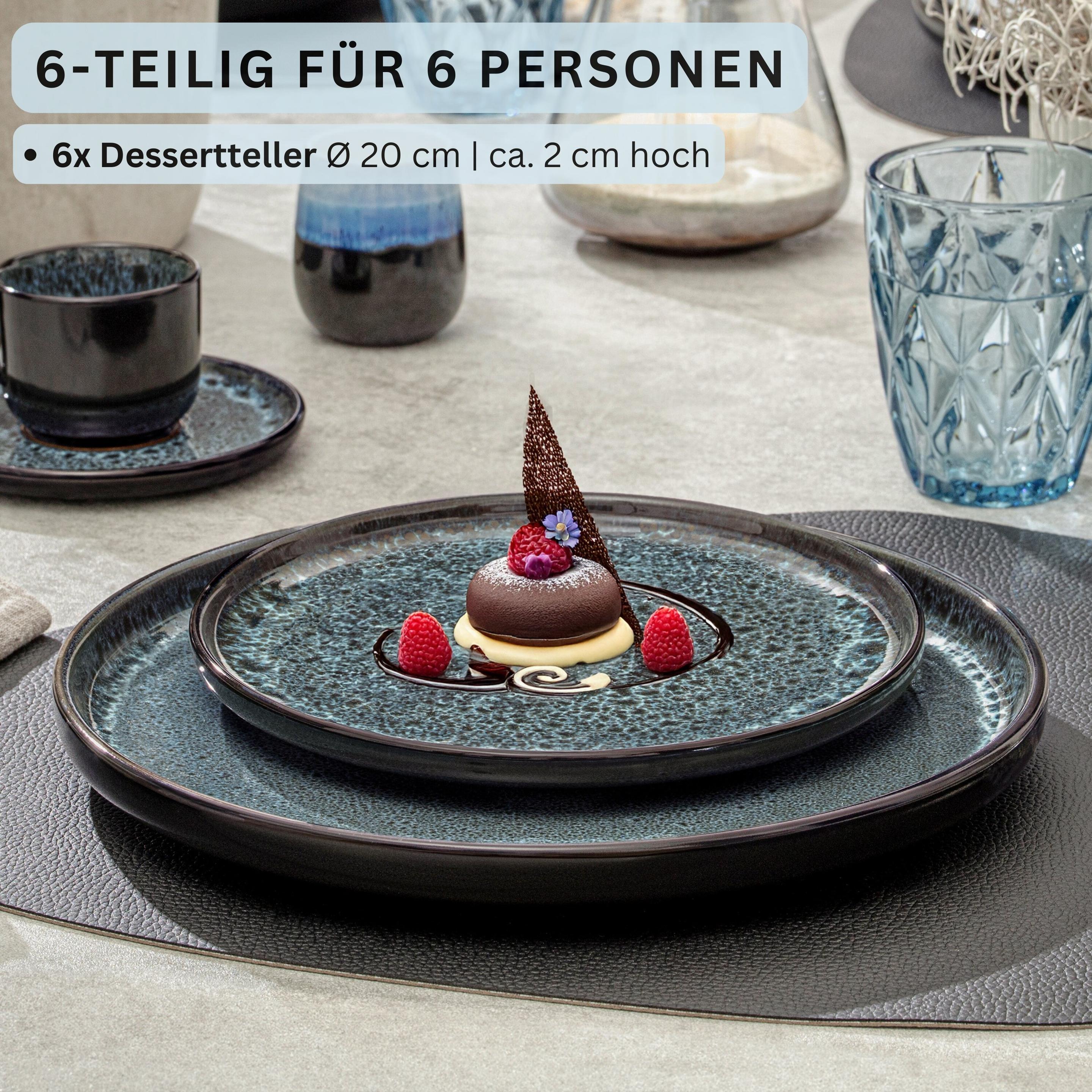 Thumbnail - Sänger Dessertteller Set Manila, Teller, Blau