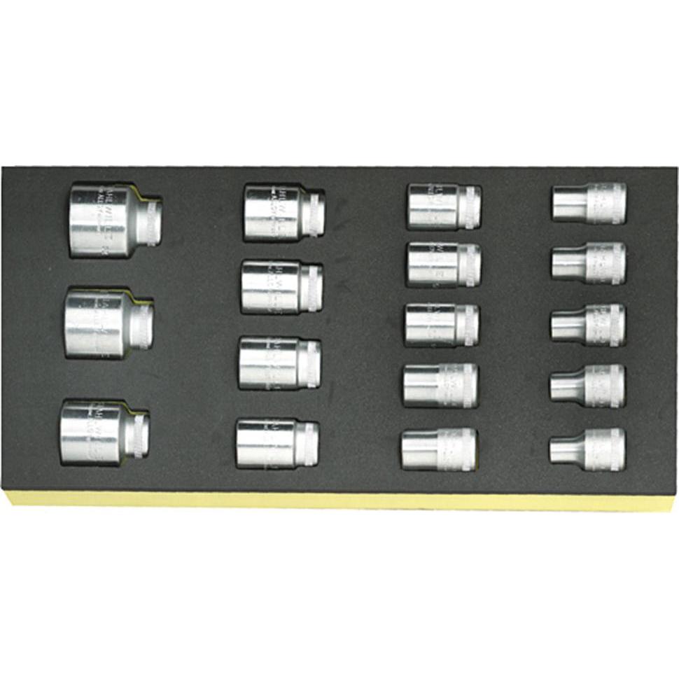 Thumbnail - Stahlwille, Steckschlüssel + Stecknuss, TCS 52/17 Steckschlüsseleinsätze 1/2" in TCS Einlage
