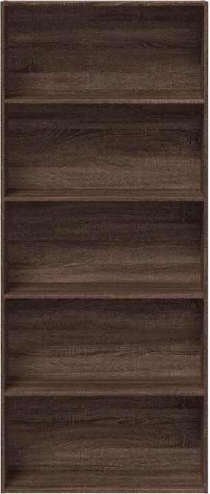 Actual product image VidaXL Bücherregal Bücherschrank Standregal Raumteiler Braun Eichen-Optik (80 x 30 x 189 cm)