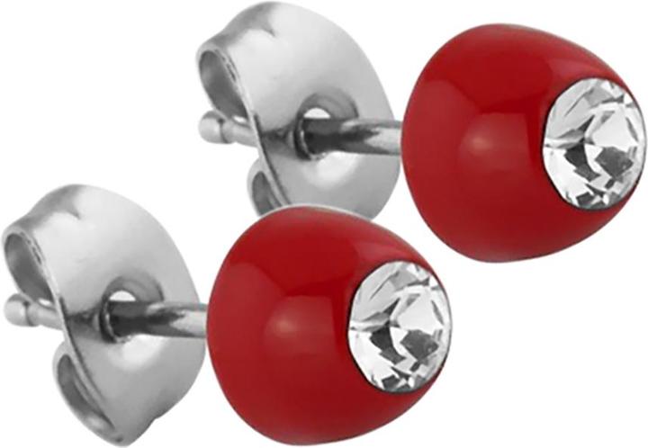 Immagine prodotto Star Piercing Orecchini a perno Fire Red con cristallo Swarovski in argento (senza ottone, Acciaio chirurgico 316L)