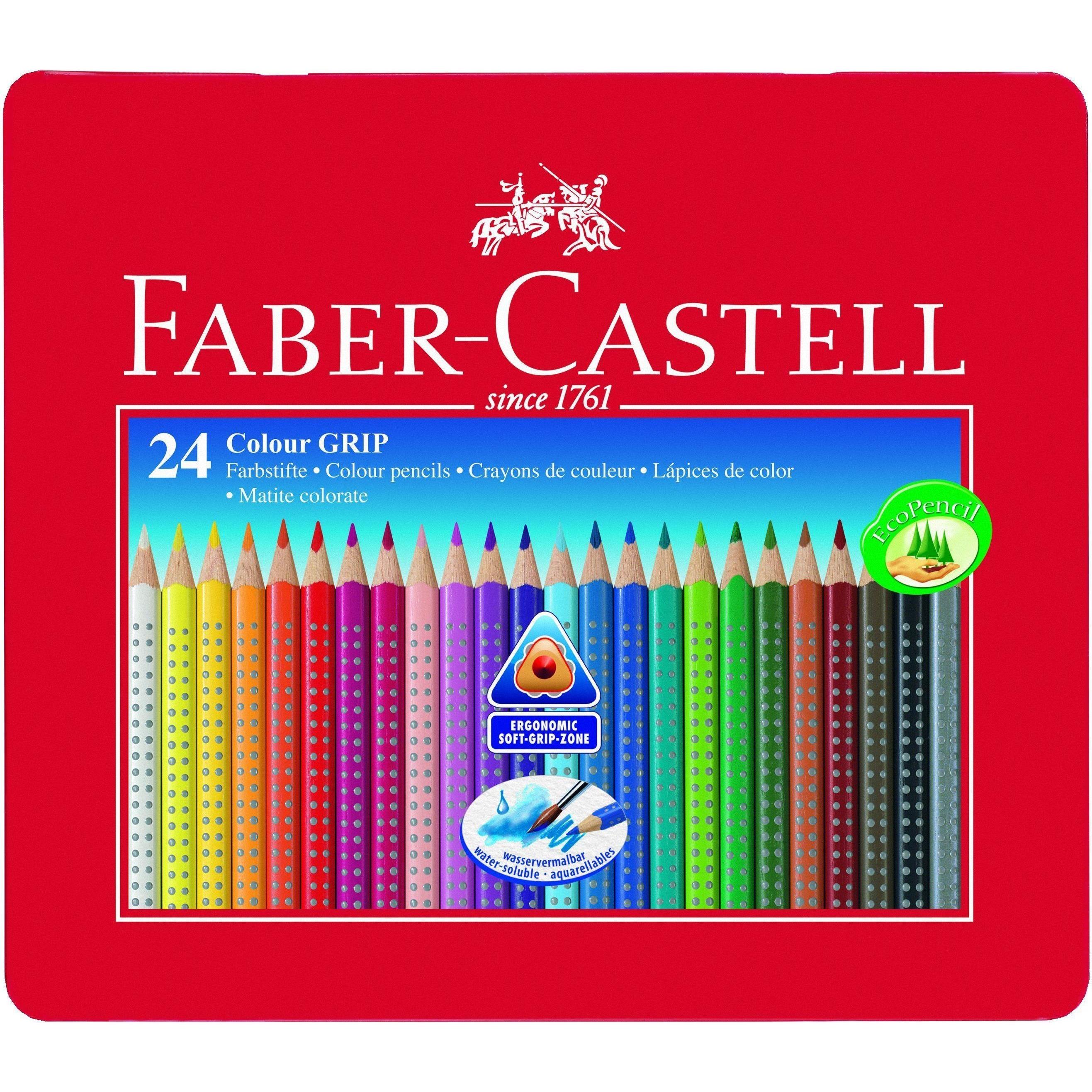 Faber-Castell, Malstifte, Colour Grip (Mehrfarbig, 24 x)