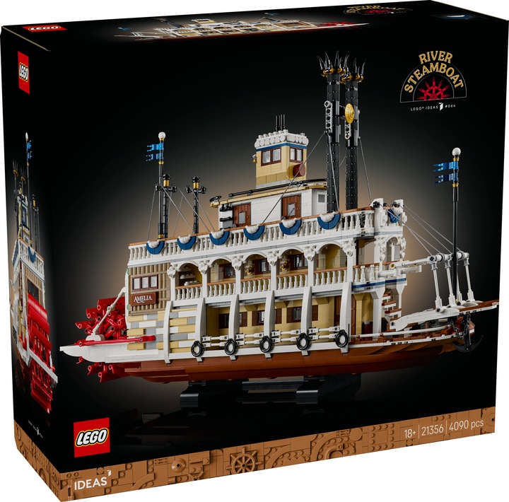 Actual product image LEGO Flussraddampfer (21356, LEGO Ideas, LEGO Rare Sets)