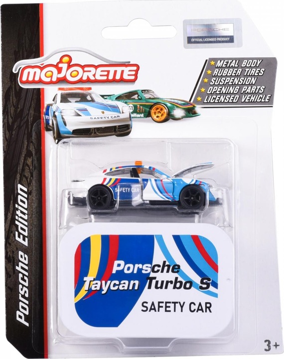 Actual product image Majorette Porsche Motorsport Deluxe Taycan Turbo S