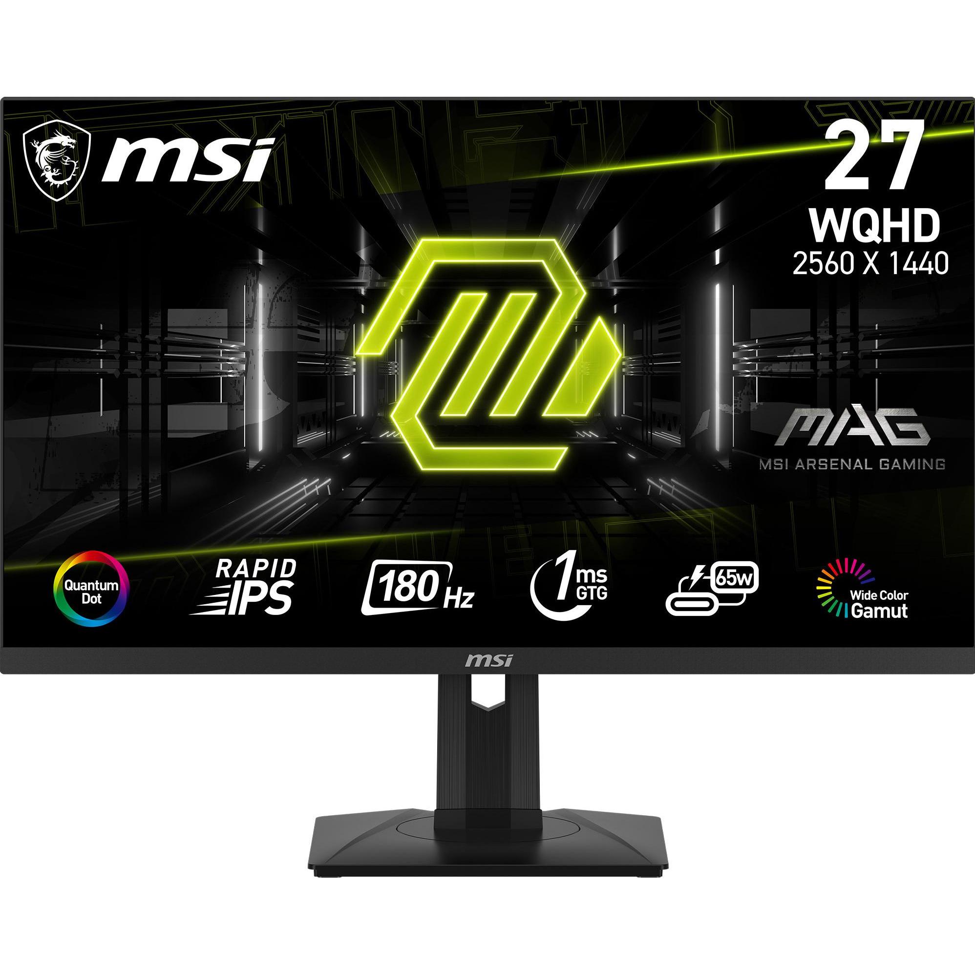 MSI MAG 274QRFDE QD E2 (2560 x 1440 Pixel, 27"), Monitor, Schwarz